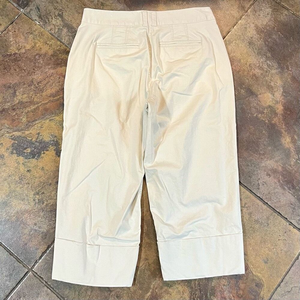 Loft Khaki Julie Cropped Pants 4 - Picture 8 of 8